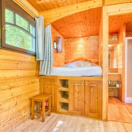 Casa de Férias La Roulotte Jaune Monsac